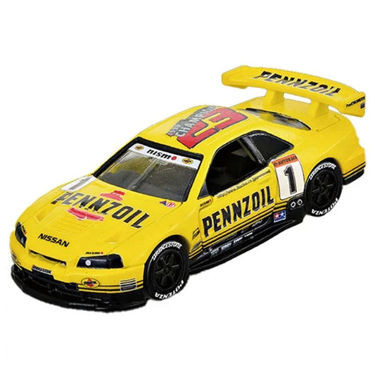 Tomica Premium 1/64 Racing Pennzoil Nismo Nissan GT-R Yellow