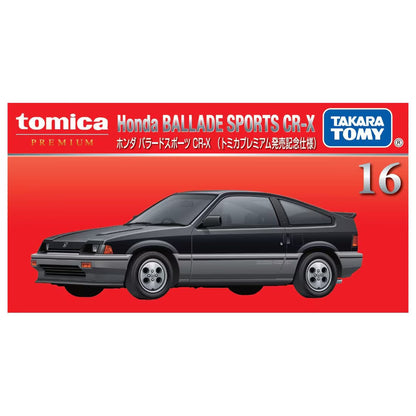 Tomica Premium 1/60 Honda Ballade sport CR-X n16 - commemorative - Black