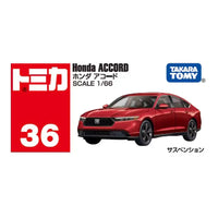 Tomica 1/66 n36 Honda Accord Red