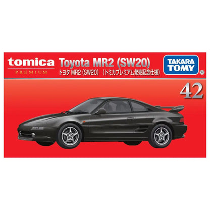 Tomica Premium 1/60 n42 Toyota MR2 (SW20) Release Commemorative Version Black - 99573