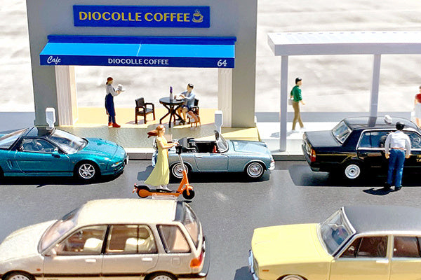 Tomica Limited Vintage Neo 1/64 Diorama Collection 64 #Car Snap 21a Sidewalk Cafe