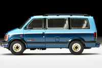 Tomica Limited Vintage Neo 1/64 LV-N325b Chevrolet Astro LT AWD 1994 Model Light Blue & Navy Blue