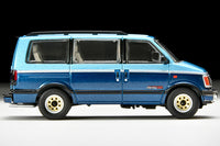 Tomica Limited Vintage Neo 1/64 LV-N325b Chevrolet Astro LT AWD 1994 Model Light Blue & Navy Blue