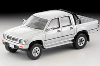 Tomica Limited Vintage Neo 1/64 LV-N256c Toyota Hilux 4WD Pick Up Double Cab SSR 1991 Silver - Damaged Box
