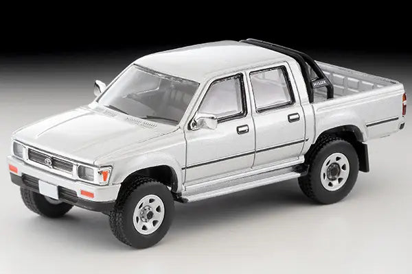 Tomica Limited Vintage Neo 1/64 LV-N256c Toyota Hilux 4WD Pick Up Double Cab SSR 1991 Silver - Damaged Box