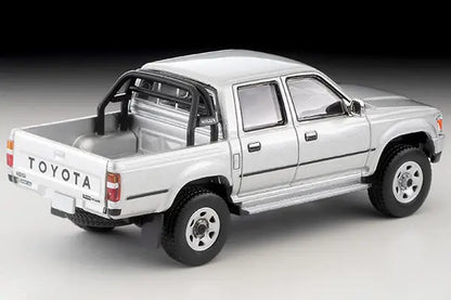 Tomica Limited Vintage Neo 1/64 LV-N256c Toyota Hilux 4WD Pick Up Double Cab SSR 1991 Silver