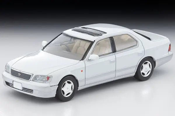 Tomica Limited Vintage Neo 1/64 LV-N356a Toyota Celsior 1997 White Pearl & Silver