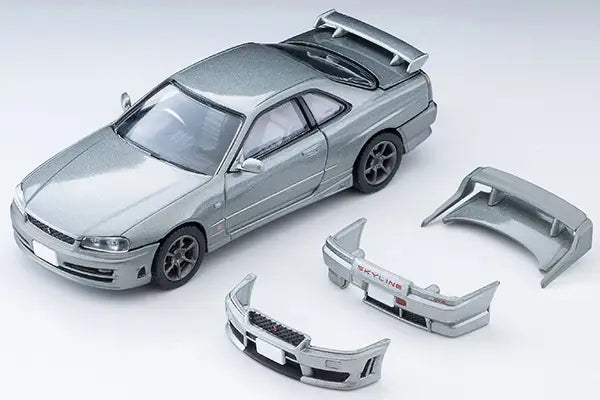 Tomica Limited Vintage Neo 1/64 LV-N353a Nissan Skyline 2Door Sports Coupe 25GT Turbo 2000 w/ Optional Parts Silver