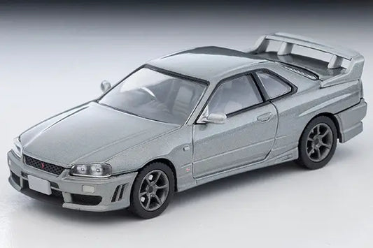 Tomica Limited Vintage Neo 1/64 LV-N353a Nissan Skyline 2Door Sports Coupe 25GT Turbo 2000 w/ Optional Parts Silver