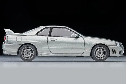 Tomica Limited Vintage Neo 1/64 LV-N353a Nissan Skyline 2Door Sports Coupe 25GT Turbo 2000 w/ Optional Parts Silver