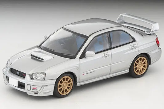 Tomica Limited Vintage Neo 1/64 LV-N336b Subaru Impreza WRX STI 2003 Silver - Damaged Box
