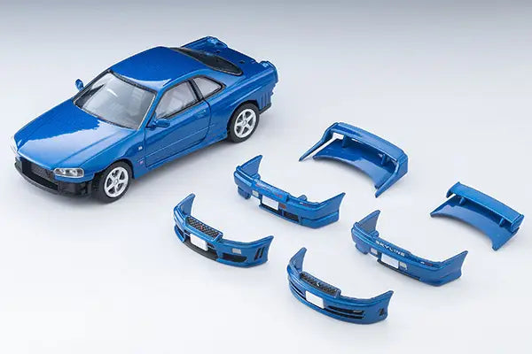 Tomica Limited Vintage Neo 1/64 LV-N353b Nissan Skyline 2Door Sports Coupe 25GT Turbo w/ Optional Parts Blue
