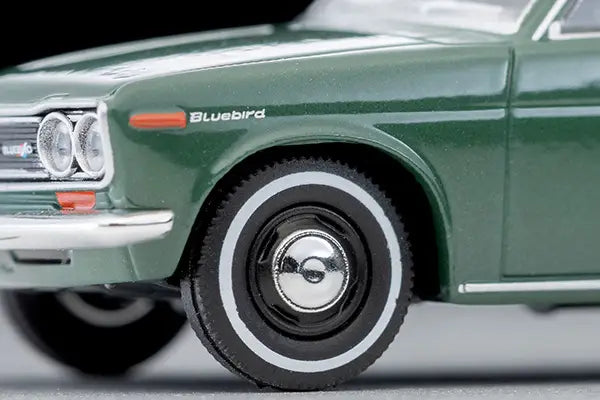 Tomica Limited Vintage 1/64 LV-219a Datsun Bluebird 2 door Sedan Green 1970