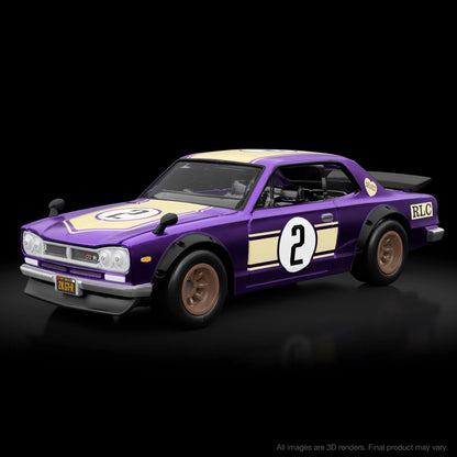 Hot Wheels 1/64 RLC 1972 Nissan Skyline HT 2000GT-R Purple