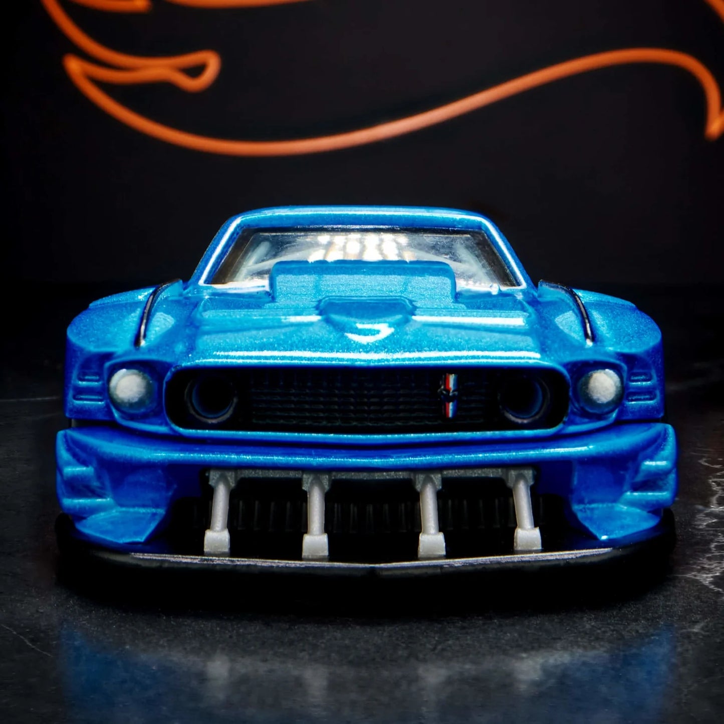 Hot Wheels 1/64 Collectors Elite64 Series Modified ’69 Ford Mustang Blue