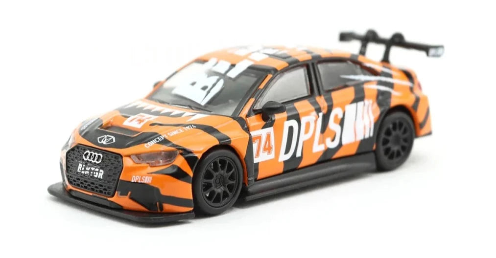 Tarmac Works Hobby64 1/64 Audi RS 3 LMS DPLS BLKTGR Orange