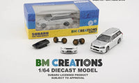 BM Creations 1/64 2002 Subaru Legacy Touring Wagon E-Tune II Silver
