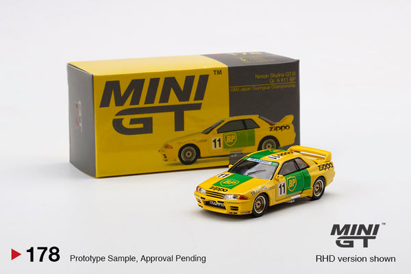 Mini GT 1/64 Nissan Skyline GT-R (R32) Gr. A #11 BP 1993