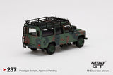 Mini GT 1/64 Land Rover Defender 110 Military Camouflage