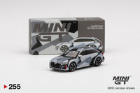 Mini GT Audi RS6 Avant Silver Digital Camouflage