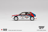 Mini GT 1/64 Lancia Delta HF Integrale Evoluzione 1992 Rally 1000 Lakes Winner #3