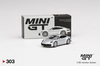 Mini GT Porsche 911 (992) Carrera 4S GT Silver Metallic