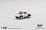 Mini GT 1/64 Land Rover Defender 90 Pickup White