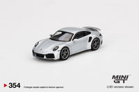 Mini GT 1/64  Porsche 911 Turbo S GT Silver Metallic