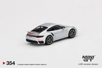 Mini GT 1/64  Porsche 911 Turbo S GT Silver Metallic