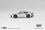 Mini GT 1/64  Porsche 911 Turbo S GT Silver Metallic