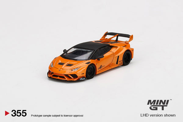 Mini GT 1/64 LB★WORKS Lamborghini Huracán GT Arancio Borealis