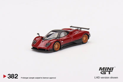 Mini GT 1/64 Mijo Exclusives Pagani Zonda F Rosso Dubai Red