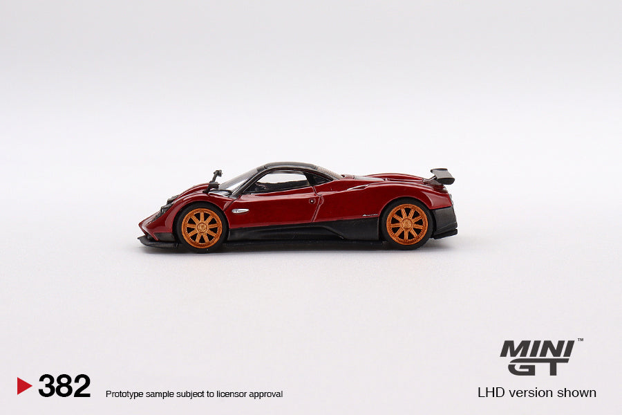 Mini GT 1/64 Mijo Exclusives Pagani Zonda F Rosso Dubai Red