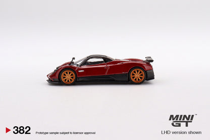Mini GT 1/64 Mijo Exclusives Pagani Zonda F Rosso Dubai Red