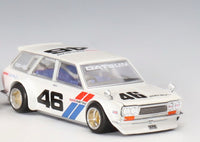 Mini GT Datsun Kaido House 510 Wagon BRE V2 White