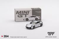 Mini GT 1/64  Porsche 911 Turbo S GT Silver Metallic