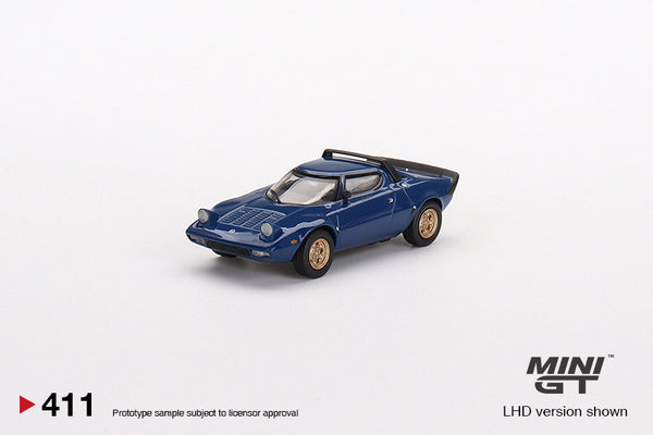 Mini GT 1/64 Lancia Stratos HF Stradale Bleu Vincennes