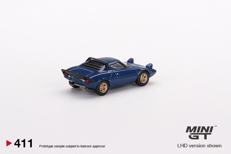 Mini GT 1/64 Lancia Stratos HF Stradale Bleu Vincennes