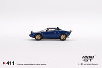 Mini GT 1/64 Lancia Stratos HF Stradale Bleu Vincennes