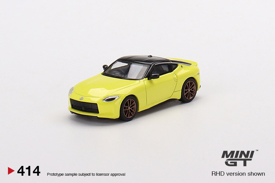 Mini GT 1/64 Nissan Fairlady Z Proto Spec 2023 Ikazuchi Yellow