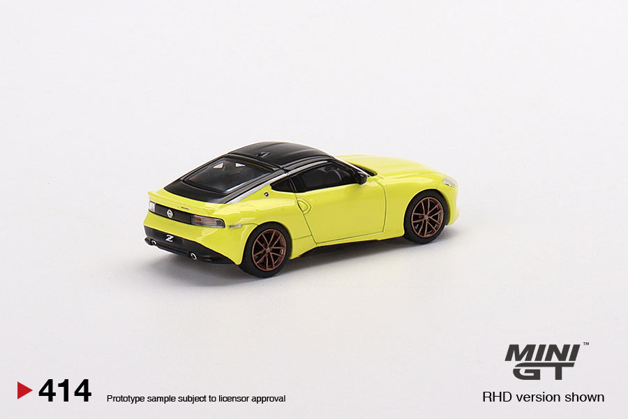 Mini GT 1/64 Nissan Fairlady Z Proto Spec 2023 Ikazuchi Yellow