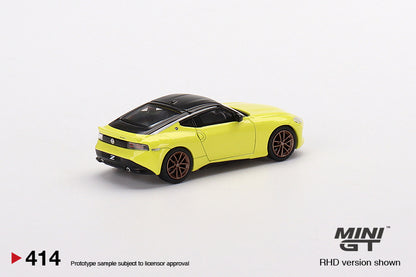 Mini GT 1/64 Nissan Fairlady Z Proto Spec 2023 Ikazuchi Yellow