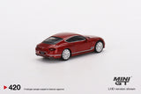 Mini GT 1/64 Bentley Continental GT Speed 2022 Candy Red