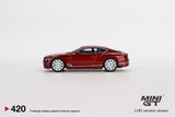 Mini GT 1/64 Bentley Continental GT Speed 2022 Candy Red