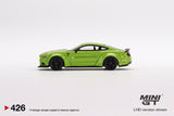 Mini GT 1/64 LB-WORKS Ford Mustang Grabber Lime