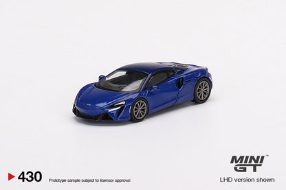 Mini GT 1/64 McLaren Artura Volcano Blue