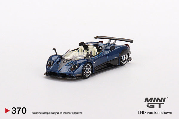 Mini GT 1/64 Pagani Zonda HP Barchetta Blue Tricolore