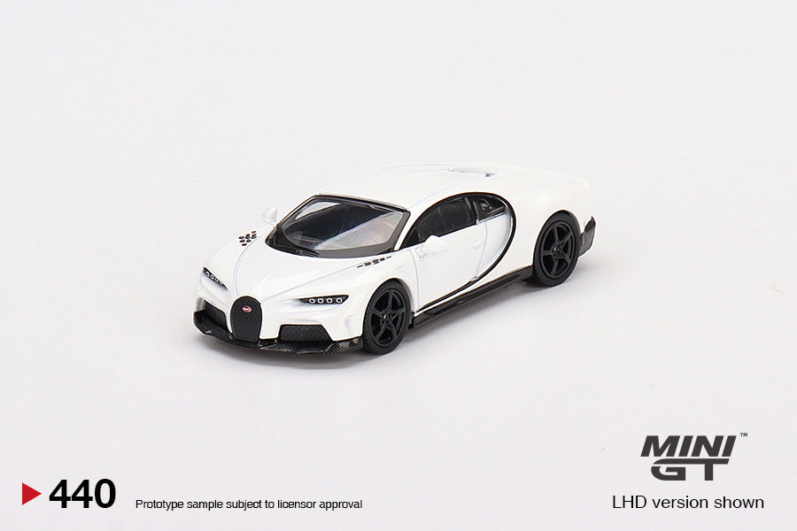 Mini GT 1/64 Bugatti Chiron Super Sport White