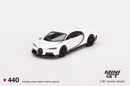 Mini GT 1/64 Bugatti Chiron Super Sport White