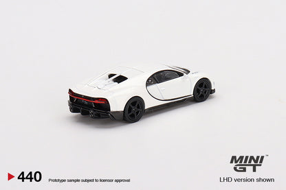 Mini GT 1/64 Bugatti Chiron Super Sport White